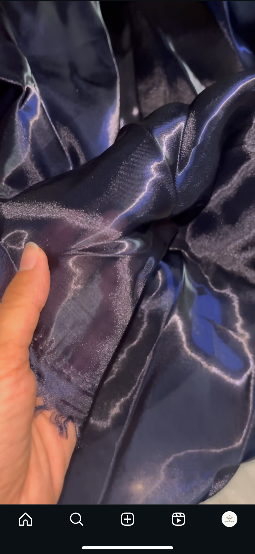 Plain Satin for the skirt